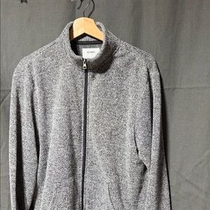 Old Navy Charcoal Zip-Up Sweater